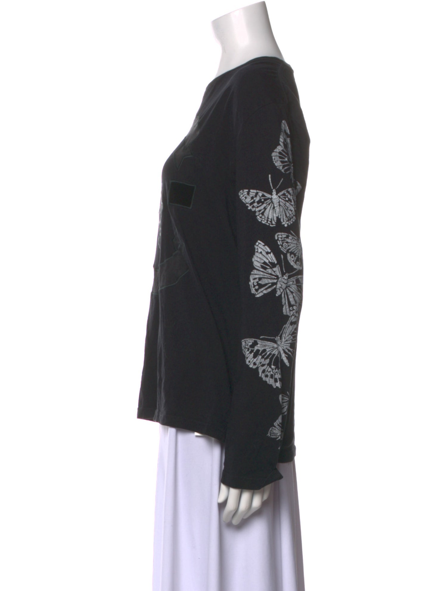 Alexander McQueen Graphic Print Crew Neck Sweatshirt