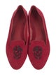 Alexander McQueen Skull Suede Loafers