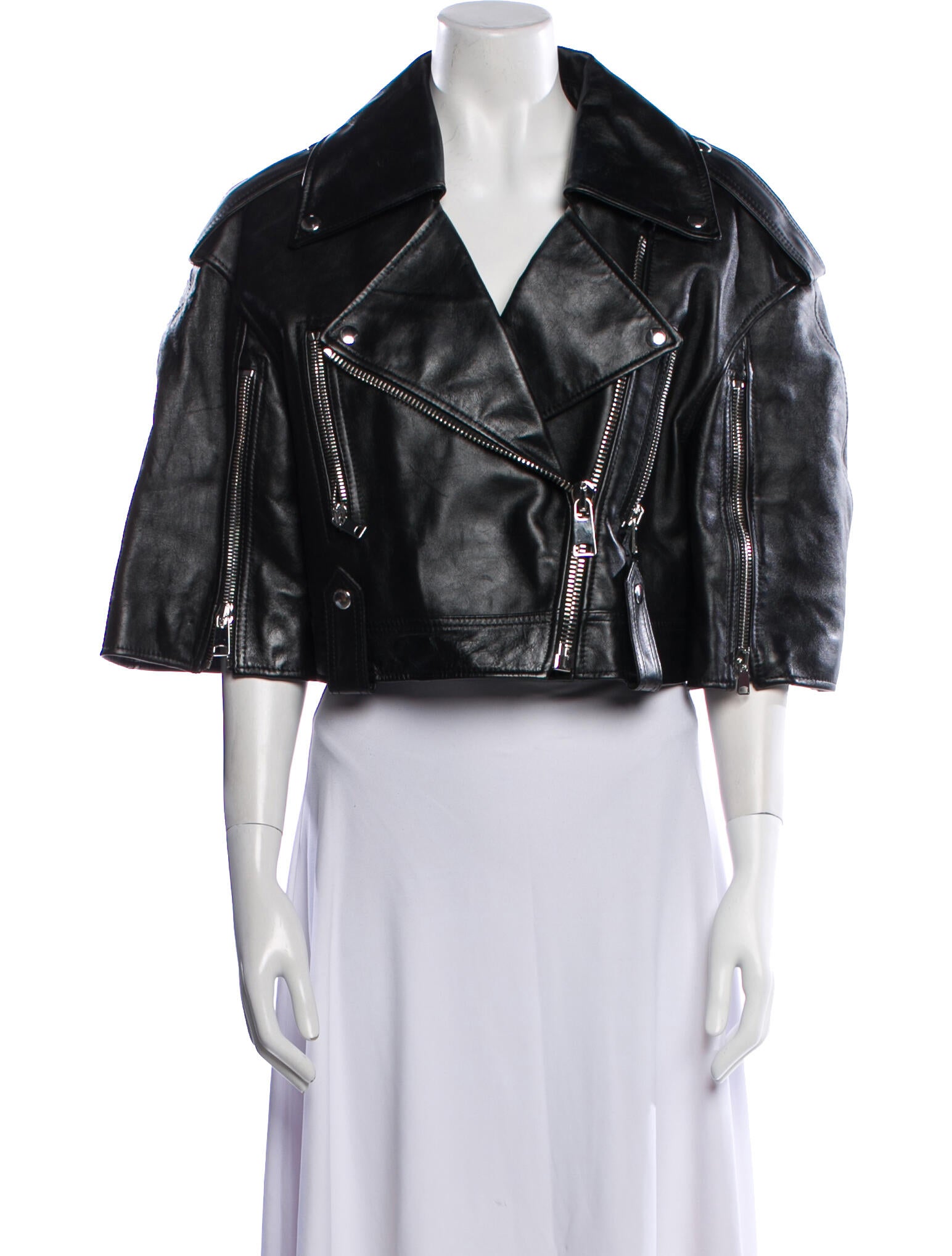 Alexander McQueen Leather Biker Jacket