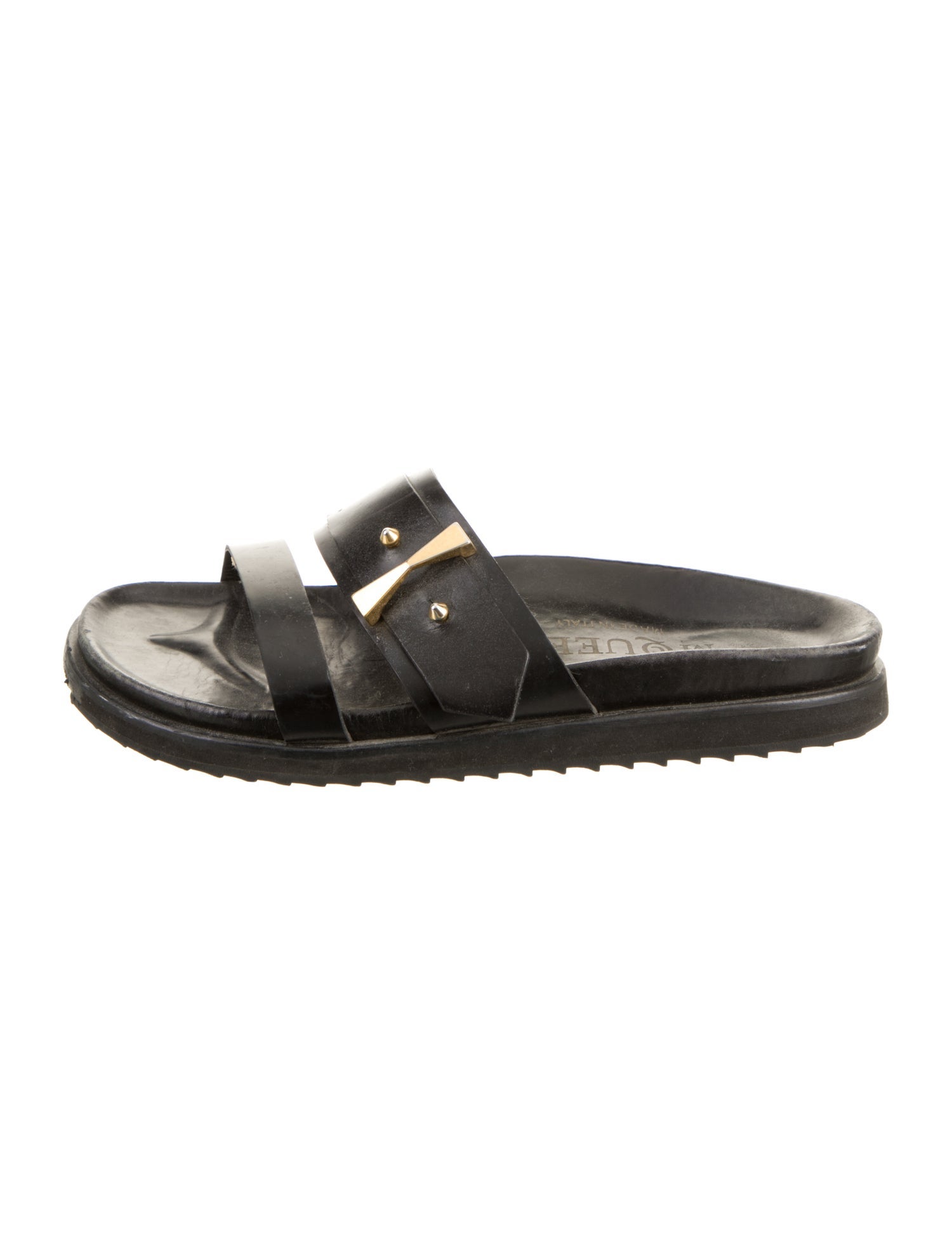Alexander McQueen Leather Slides