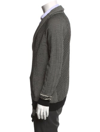 Alexander McQueen Printed V-Neck Cardigan