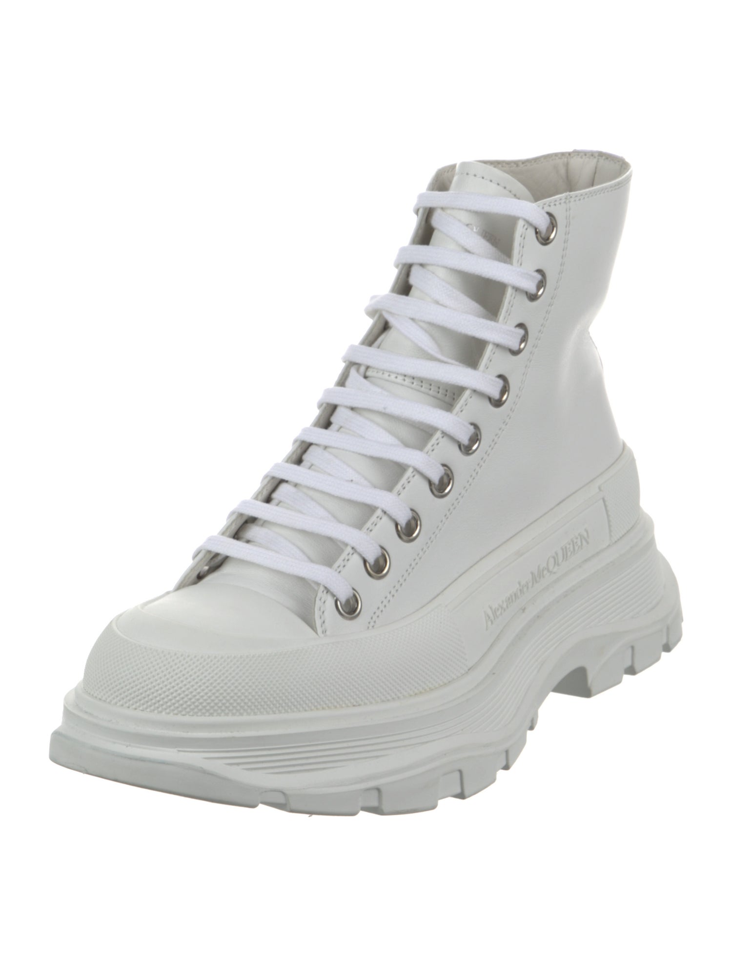 Alexander McQueen Leather Chunky Sneakers