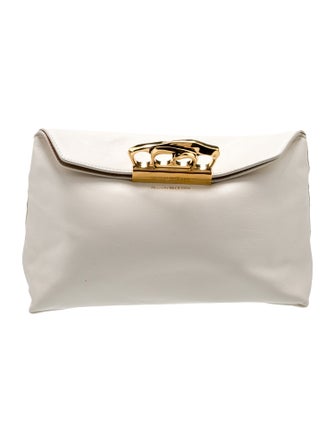 Alexander McQueen Leather Top Handle Bag