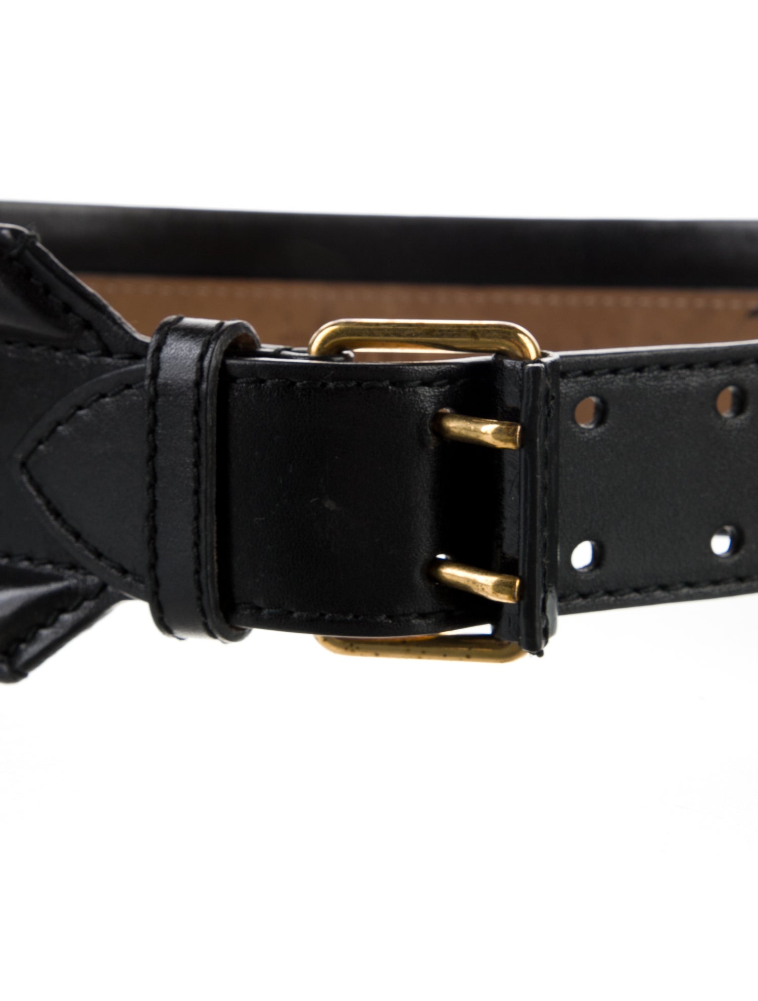 Alexander McQueen Wide Leather Belt