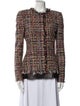 Alexander McQueen Tweed Pattern Evening Jacket