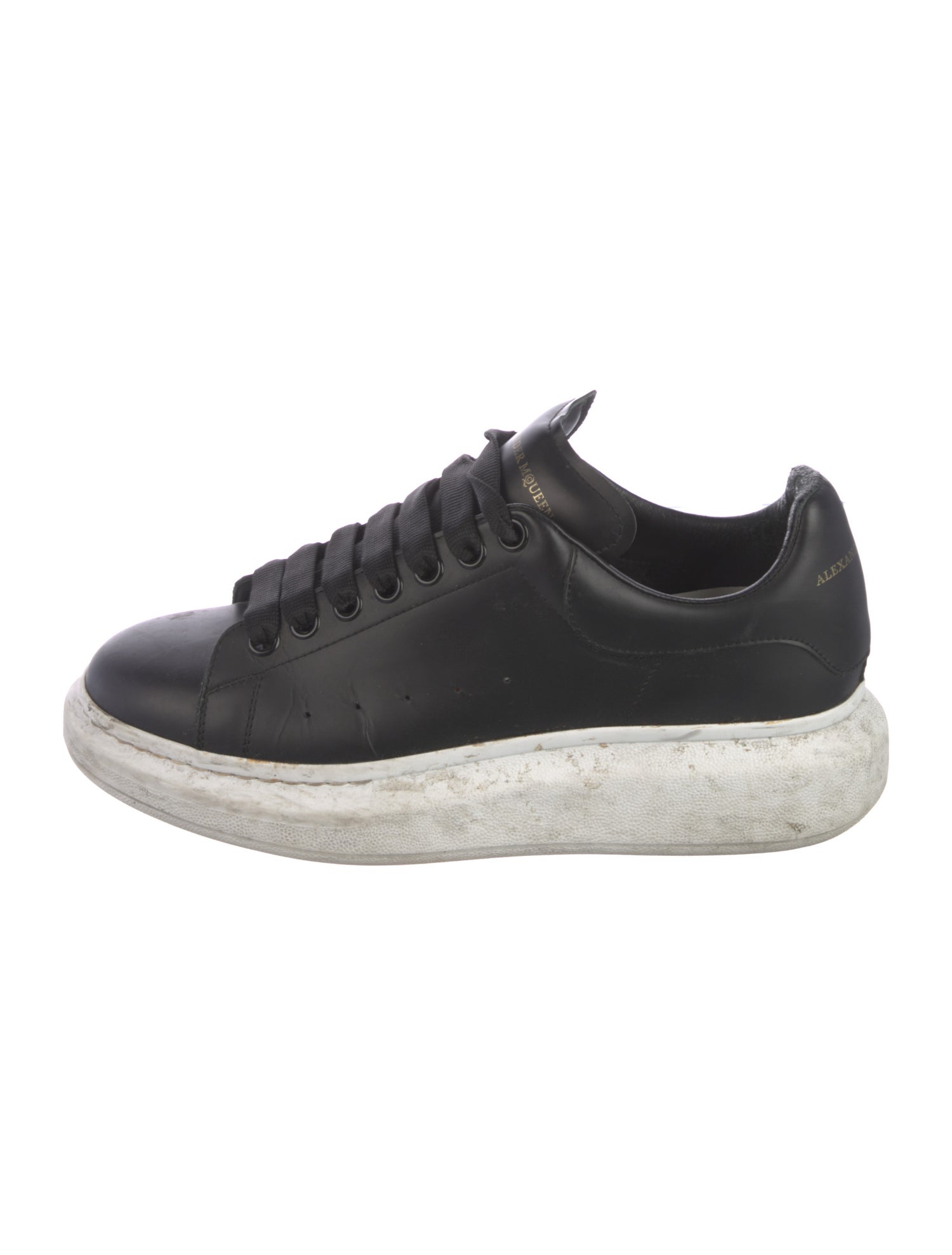 Alexander McQueen Leather Printed Sneakers