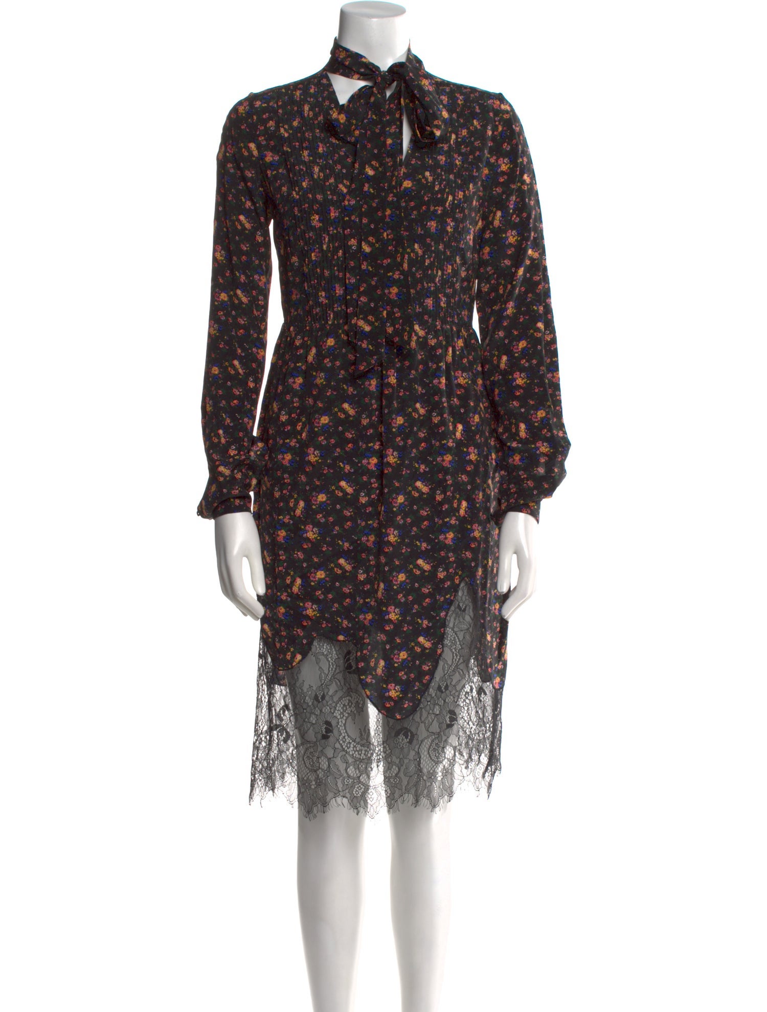 McQ Alexander McQueen Silk Knee-Length Dress