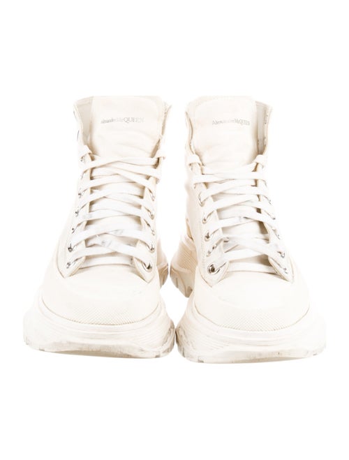 Alexander McQueen Canvas Combat Boots