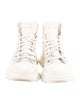 Alexander McQueen Canvas Combat Boots