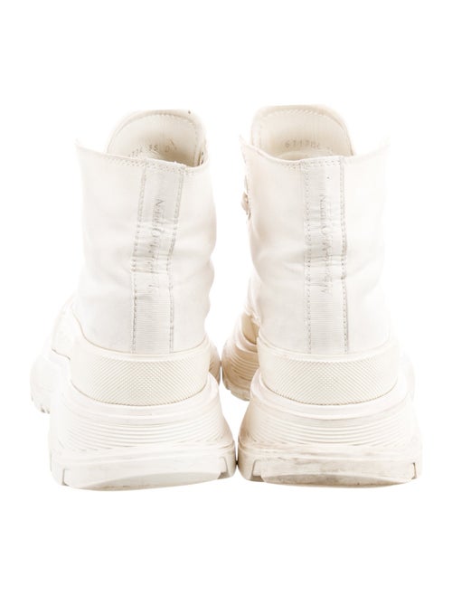Alexander McQueen Canvas Combat Boots