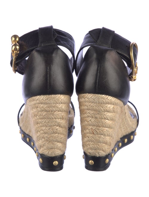 Alexander McQueen Skull Leather Espadrilles