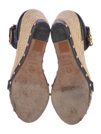 Alexander McQueen Skull Leather Espadrilles