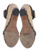 Alexander McQueen Skull Leather Espadrilles