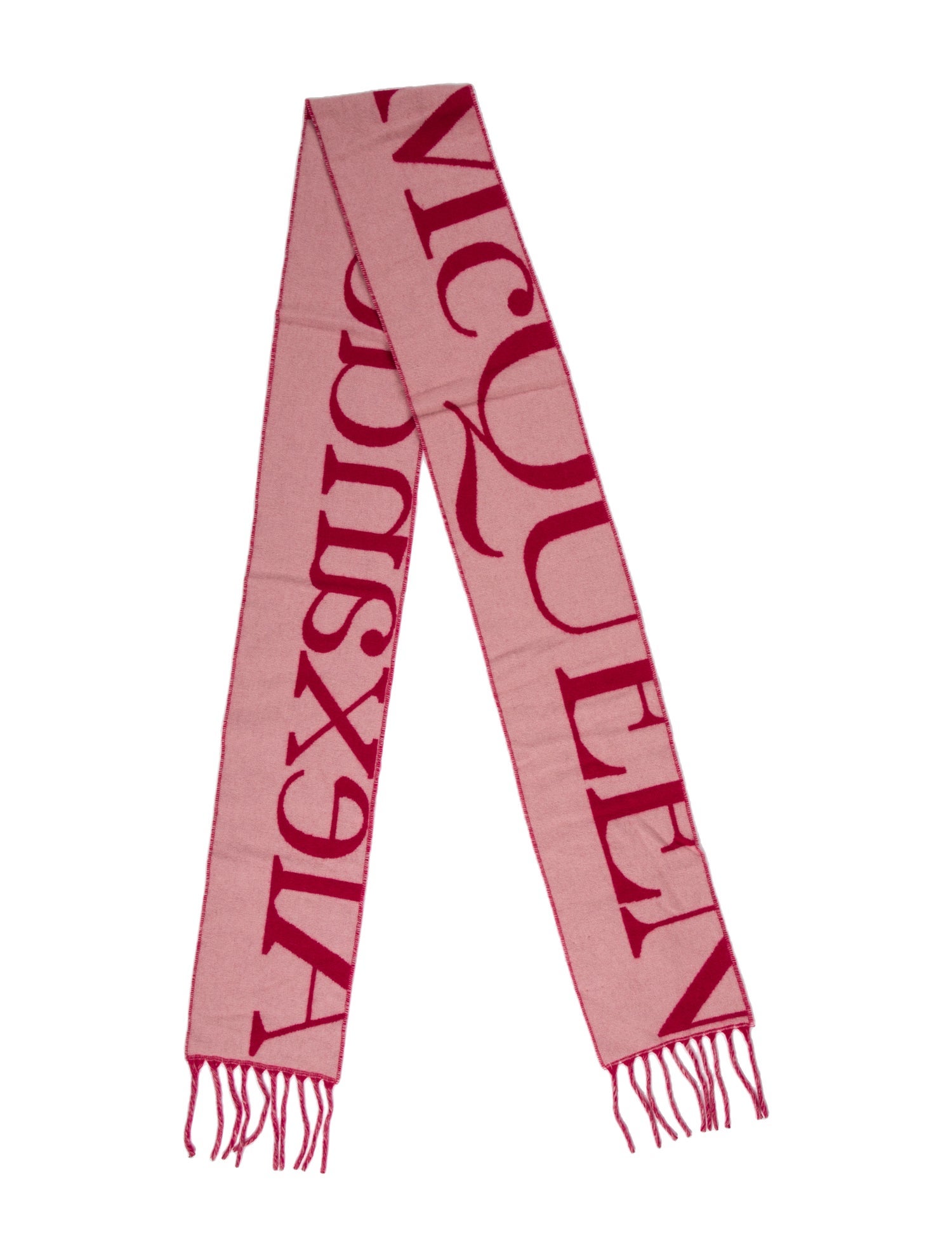 Alexander McQueen Cashmere Printed Scarf w/ Tags