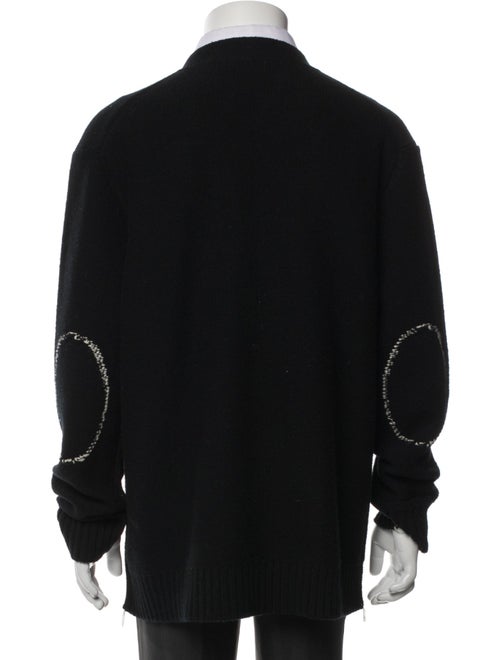 Alexander McQueen Wool Graphic Print Varsity Jacket