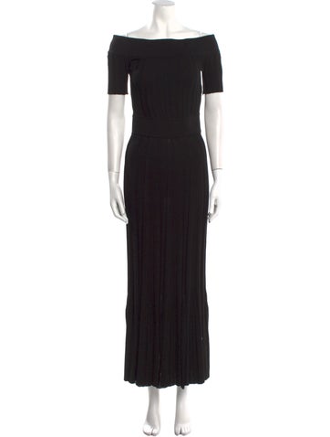 Alexander McQueen Dresses Off-The-Shoulder Long Dress M