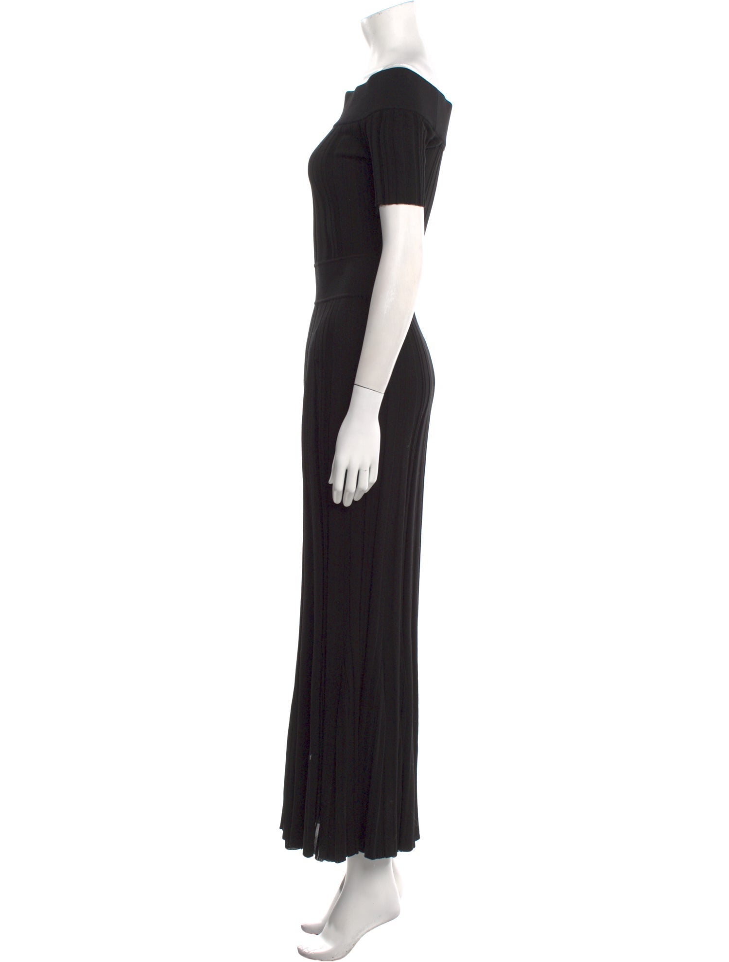 Alexander McQueen Off-The-Shoulder Long Dress