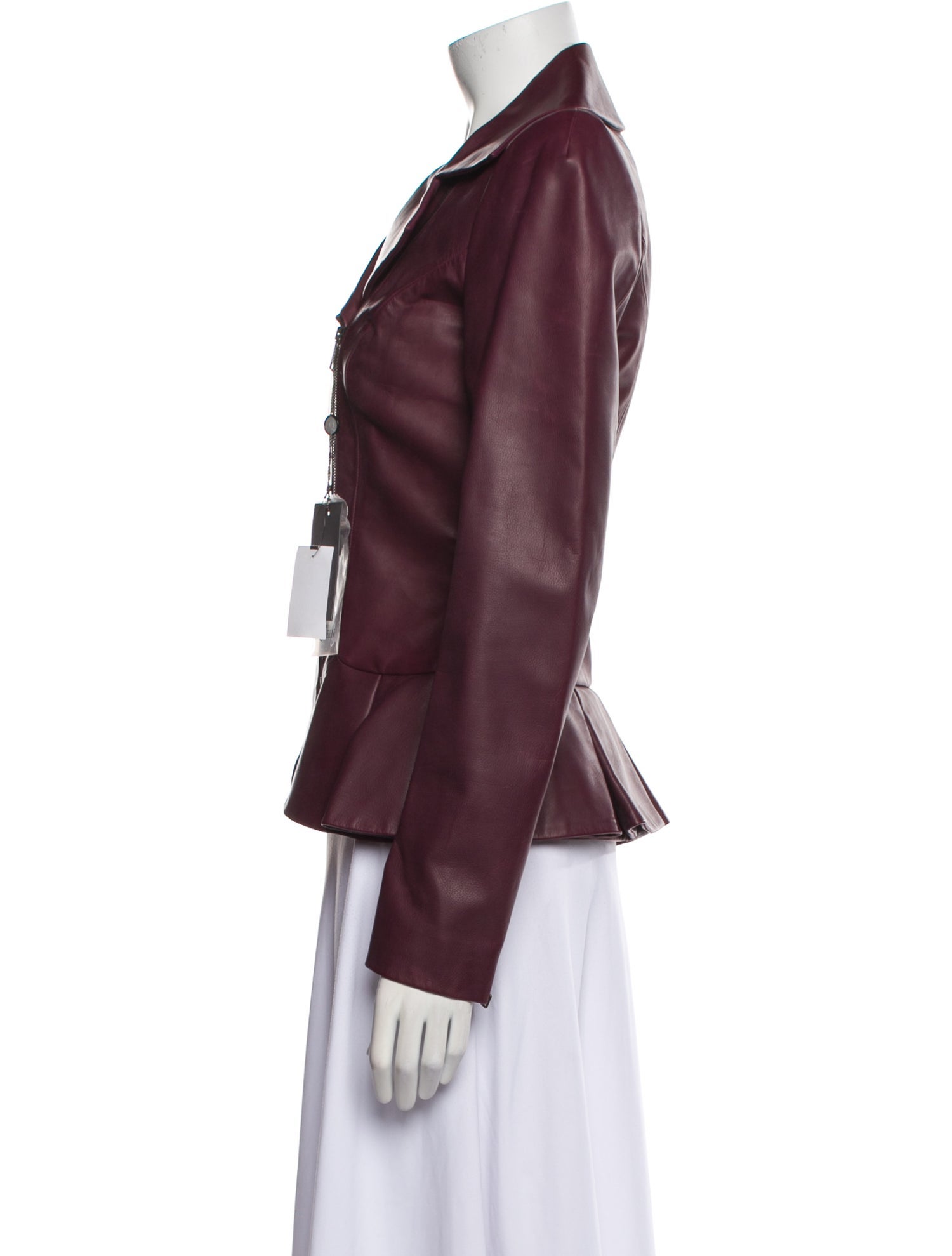 Alexander McQueen Leather Printed Biker Jacket