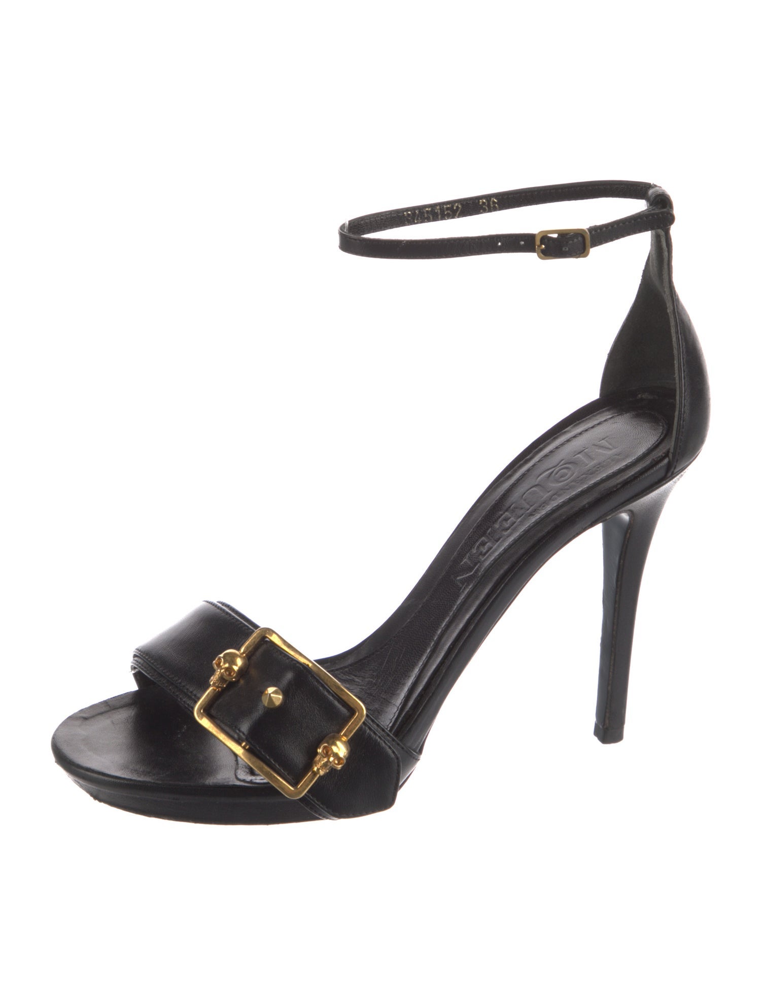 Alexander McQueen Skull Leather Sandals