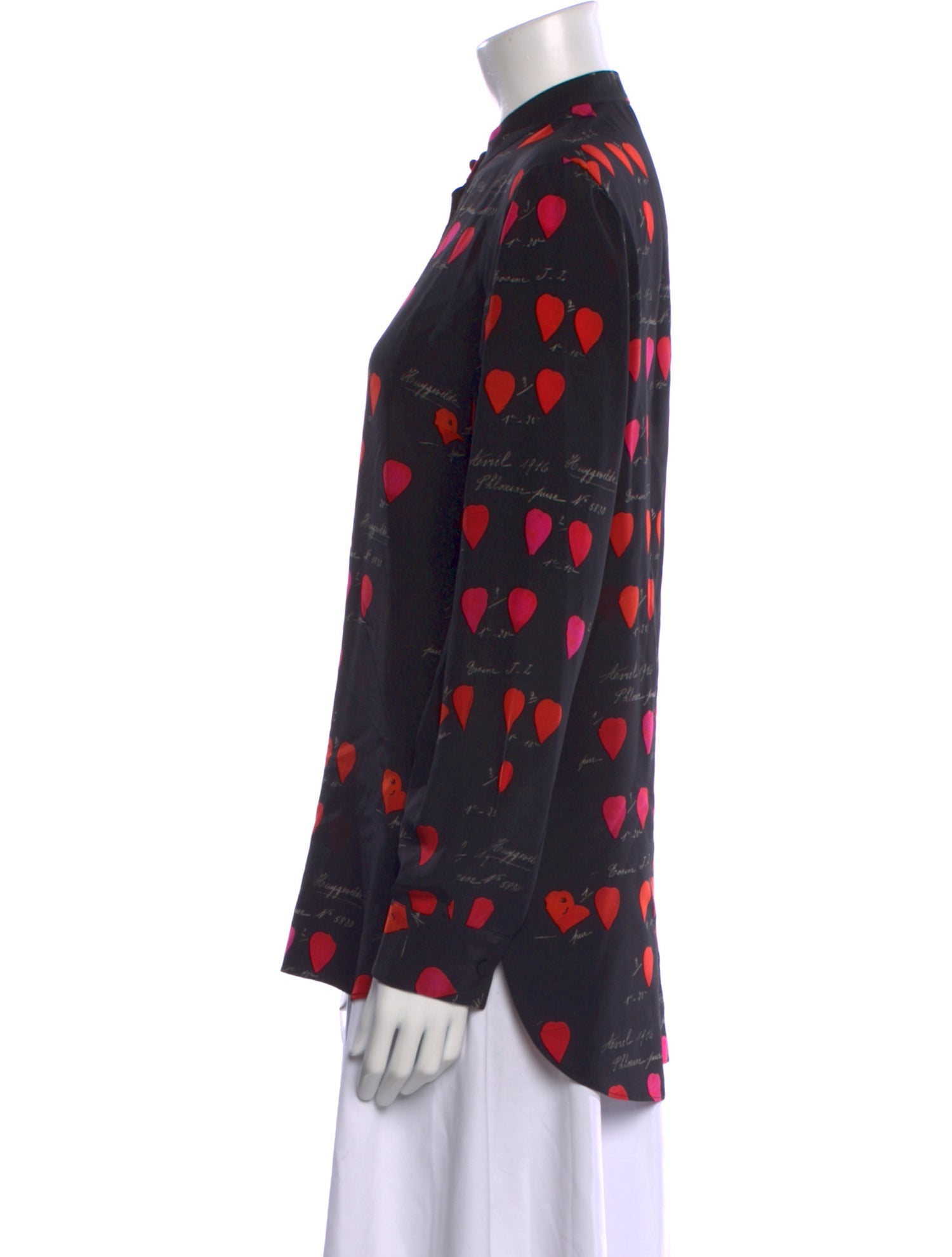 Alexander McQueen Silk Printed Blouse