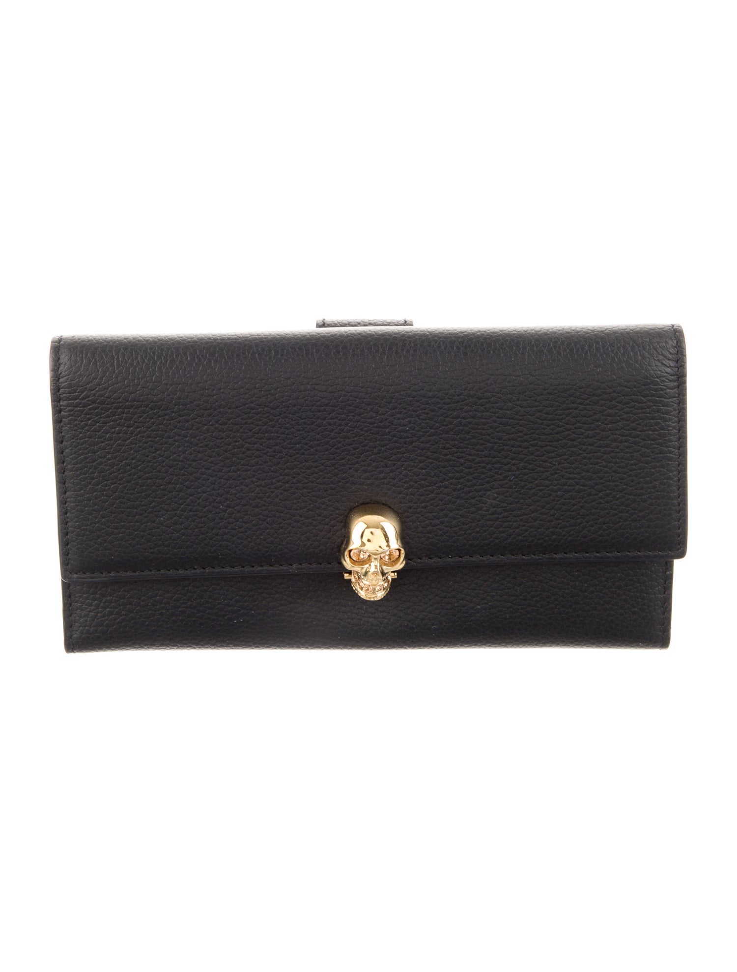 Alexander McQueen Leather Continental Wallet