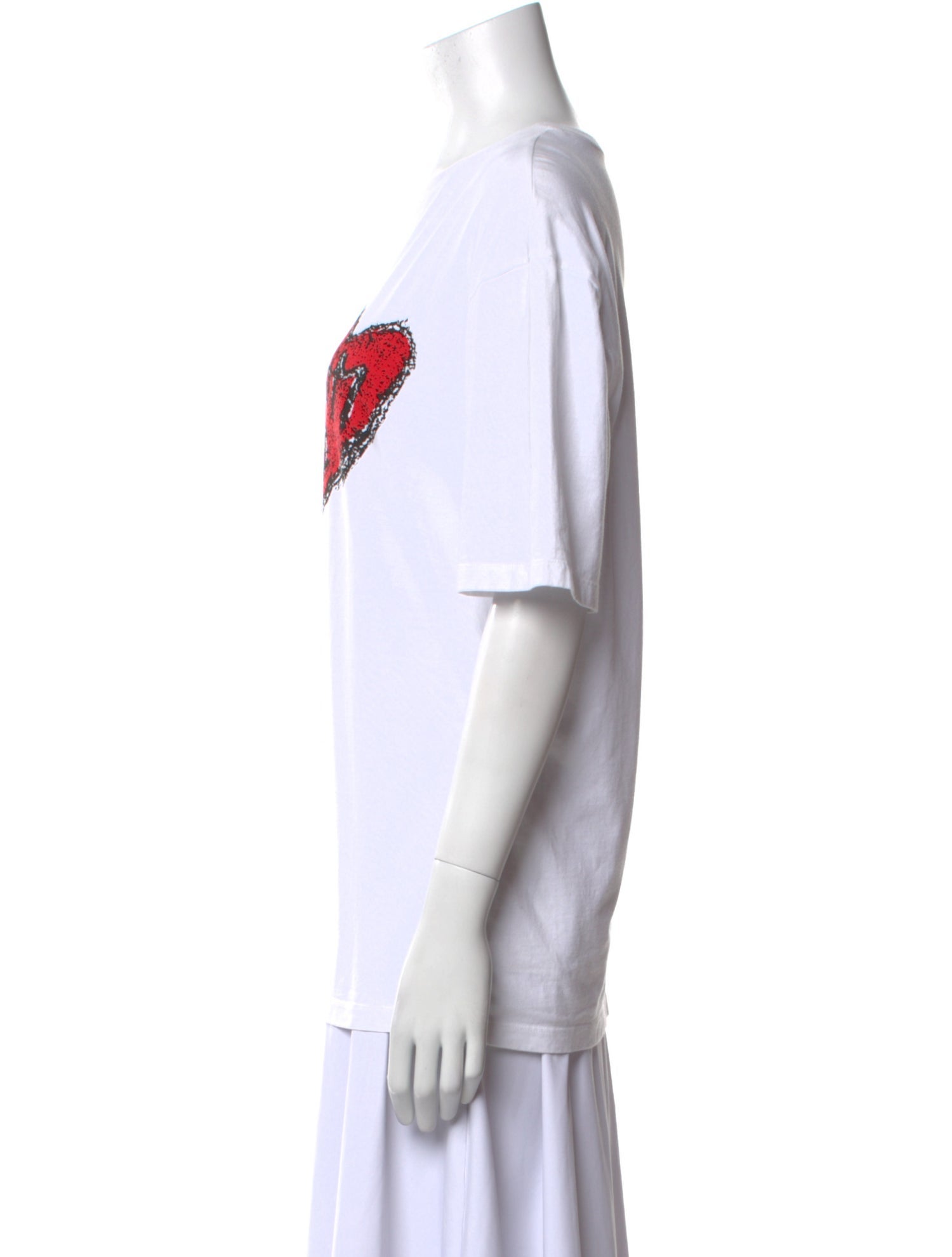 Alexander McQueen Graphic Print Crew Neck T-Shirt