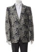 Alexander McQueen Floral Print Blazer