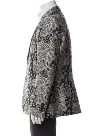 Alexander McQueen Floral Print Blazer