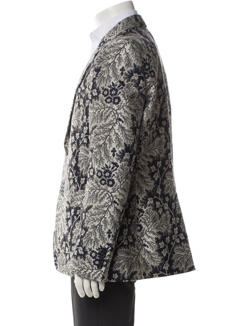 Alexander McQueen Floral Print Blazer
