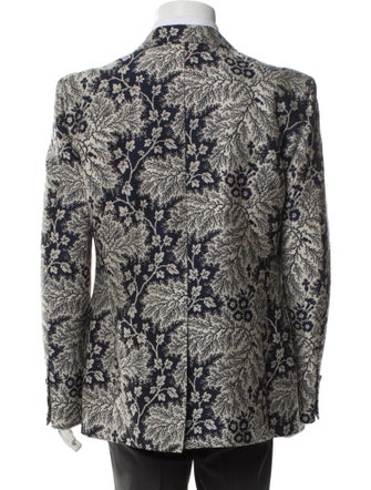 Alexander McQueen Floral Print Blazer