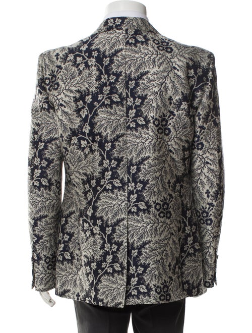 Alexander McQueen Floral Print Blazer