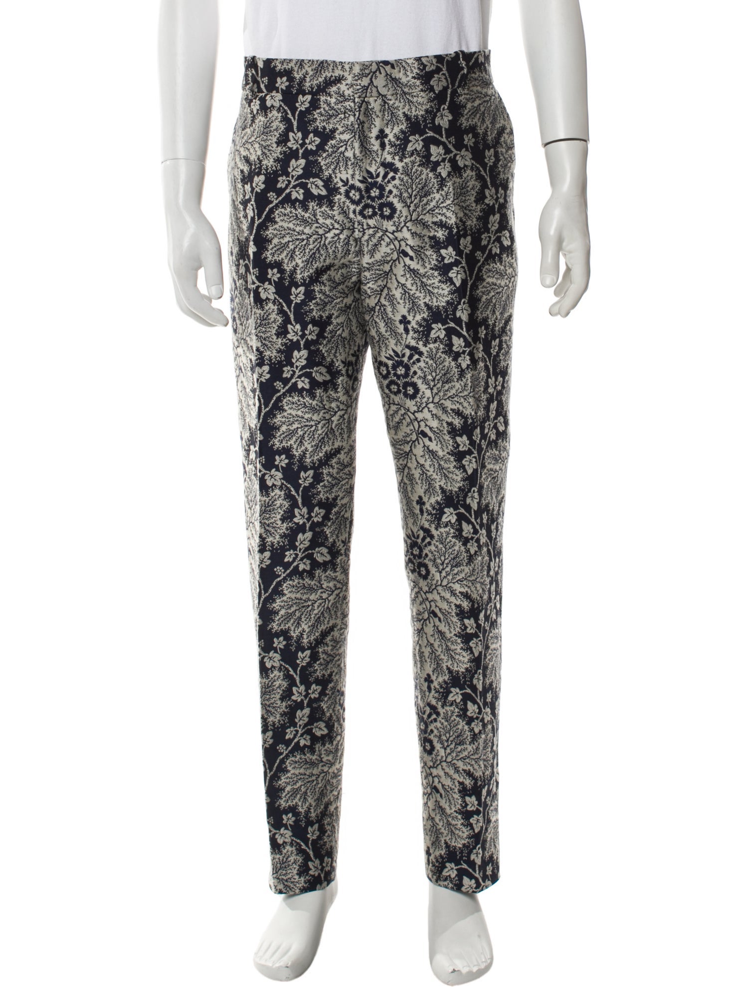 Alexander McQueen Floral Print Pants