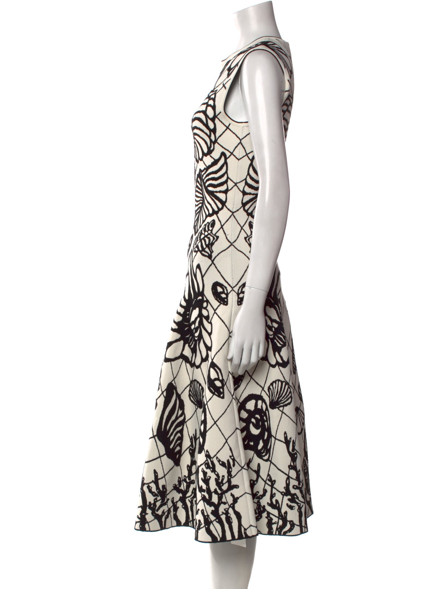 Alexander McQueen 2018 Midi Length Dress