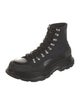 Alexander McQueen Leather Hiking Boots