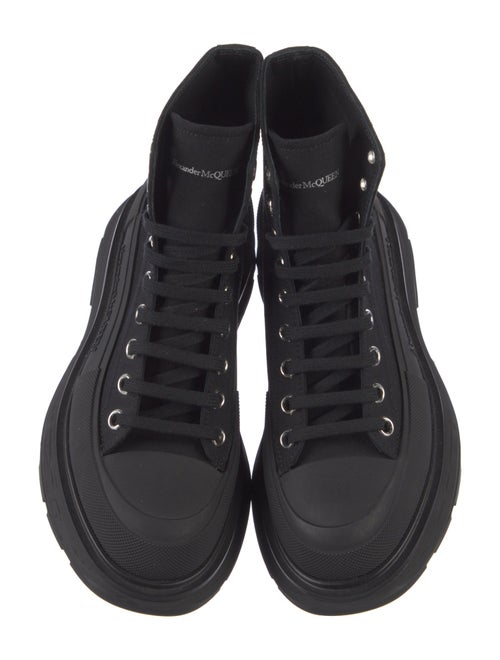 Alexander McQueen Canvas Wedge Sneakers