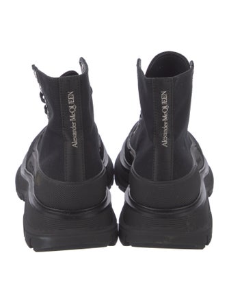 Alexander McQueen Canvas Wedge Sneakers