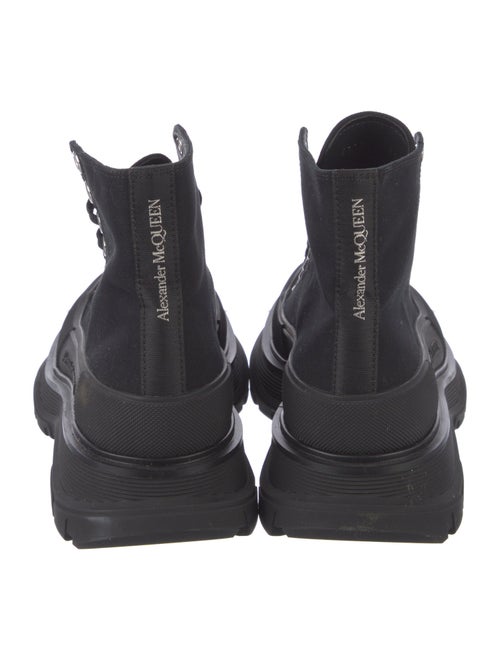 Alexander McQueen Canvas Wedge Sneakers