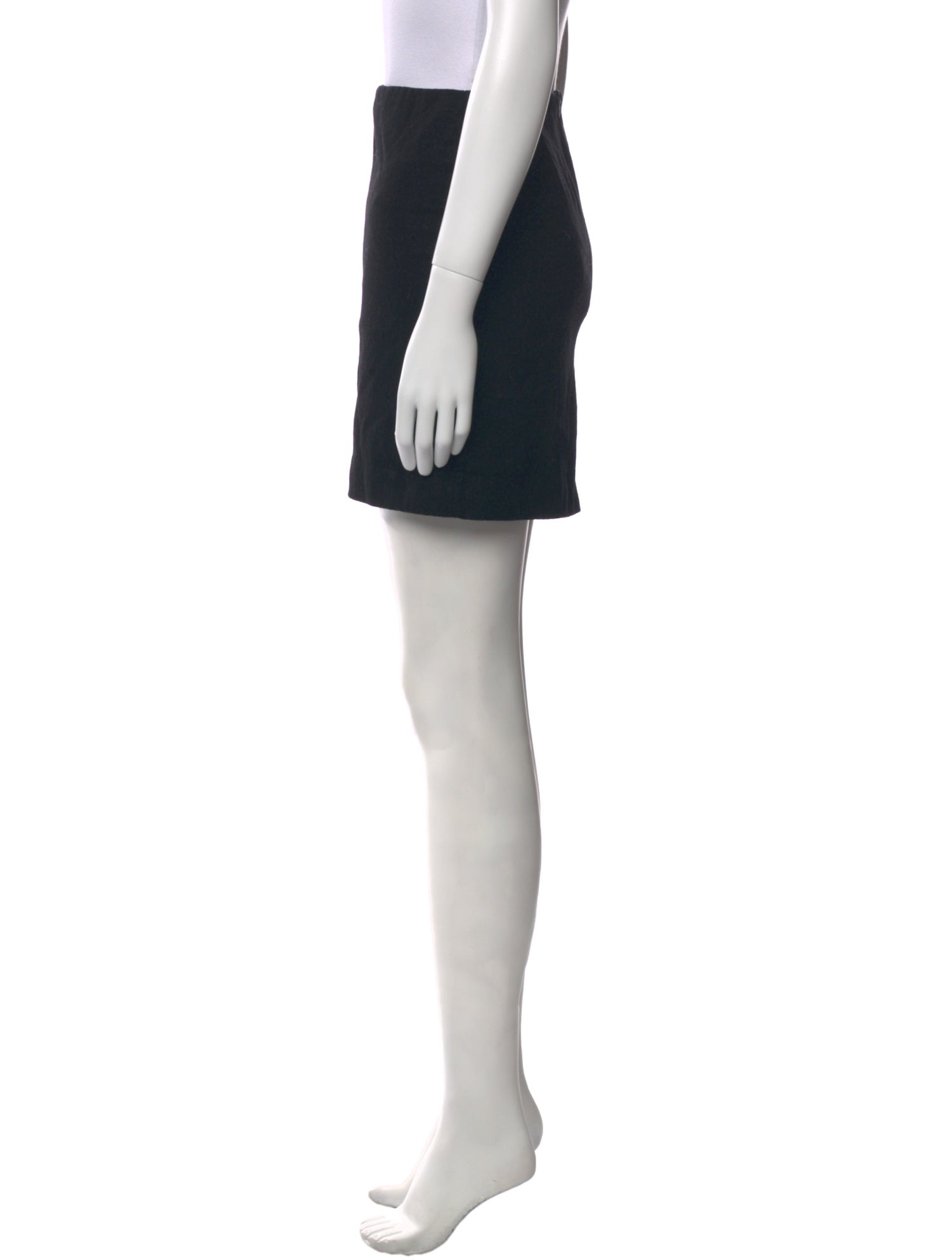 Alexander McQueen Pleated Accents Mini Skirt