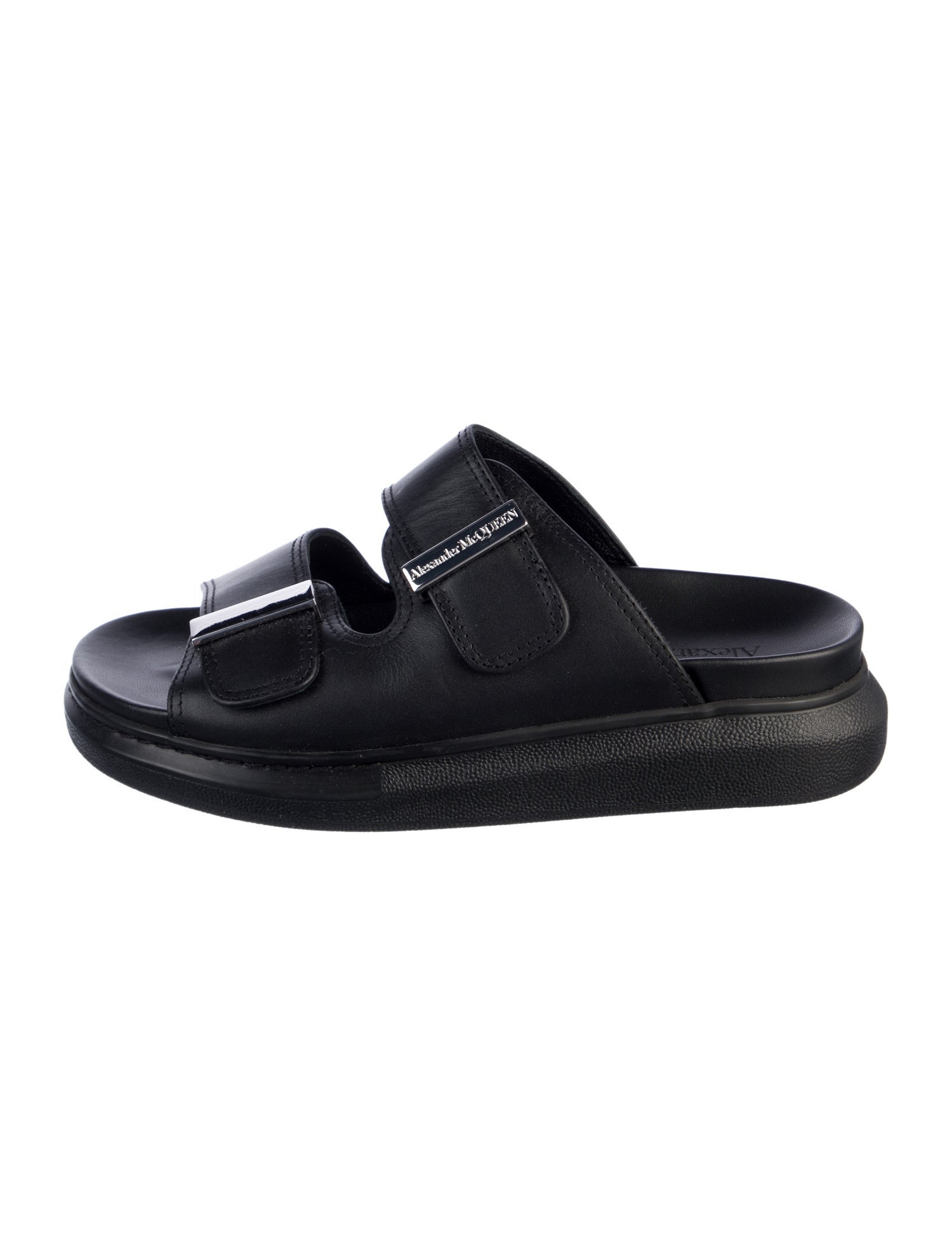 Alexander McQueen Leather Slides