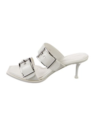 Alexander McQueen Leather Slides