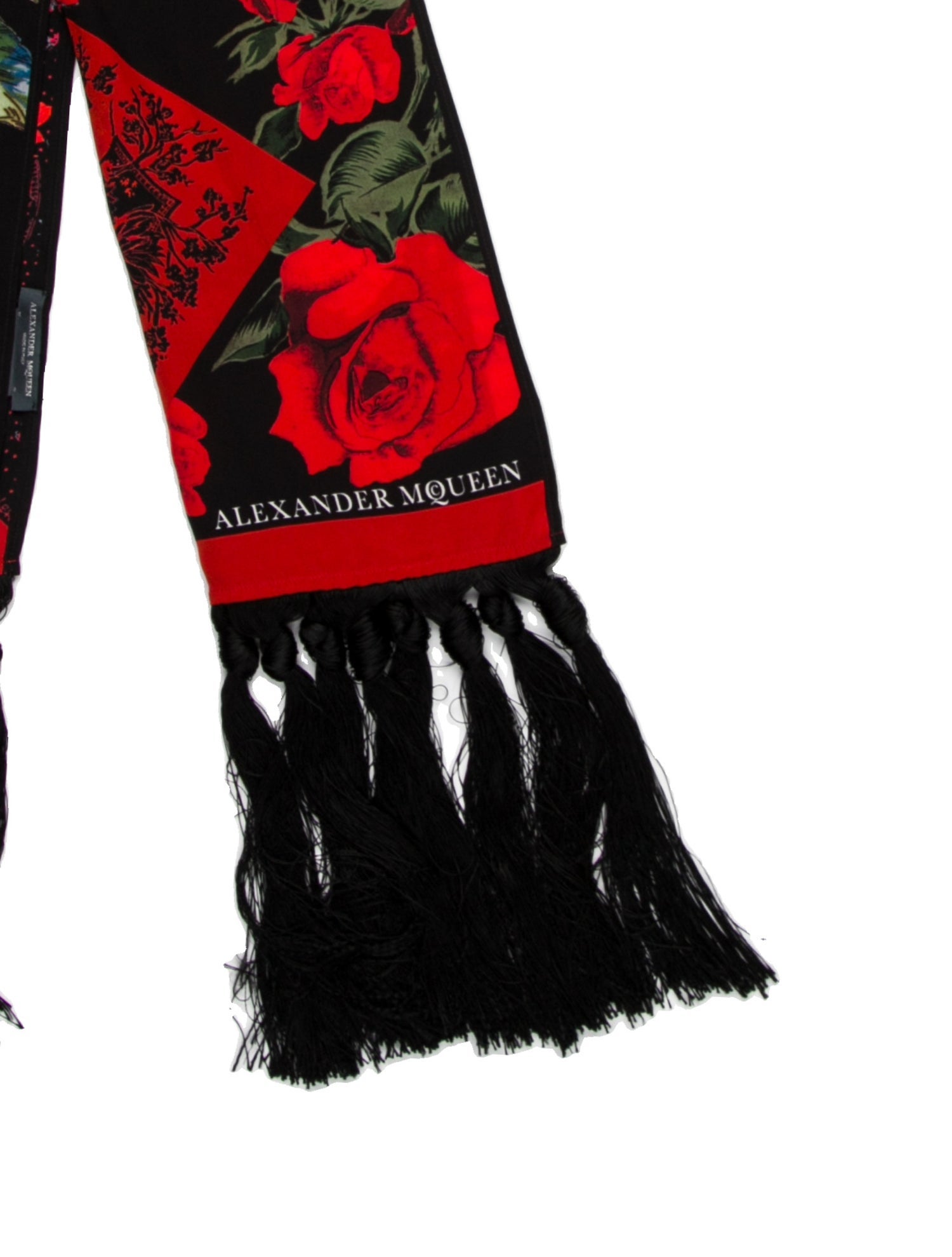Alexander McQueen Silk Printed Scarf
