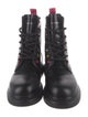 Alexander McQueen Leather Combat Boots