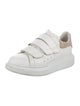 Alexander McQueen Leather Colorblock Pattern Sneakers