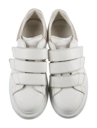 Alexander McQueen Leather Colorblock Pattern Sneakers
