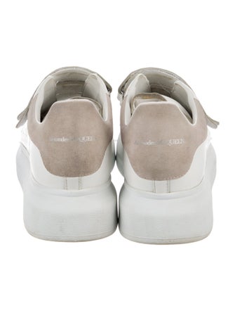 Alexander McQueen Leather Colorblock Pattern Sneakers