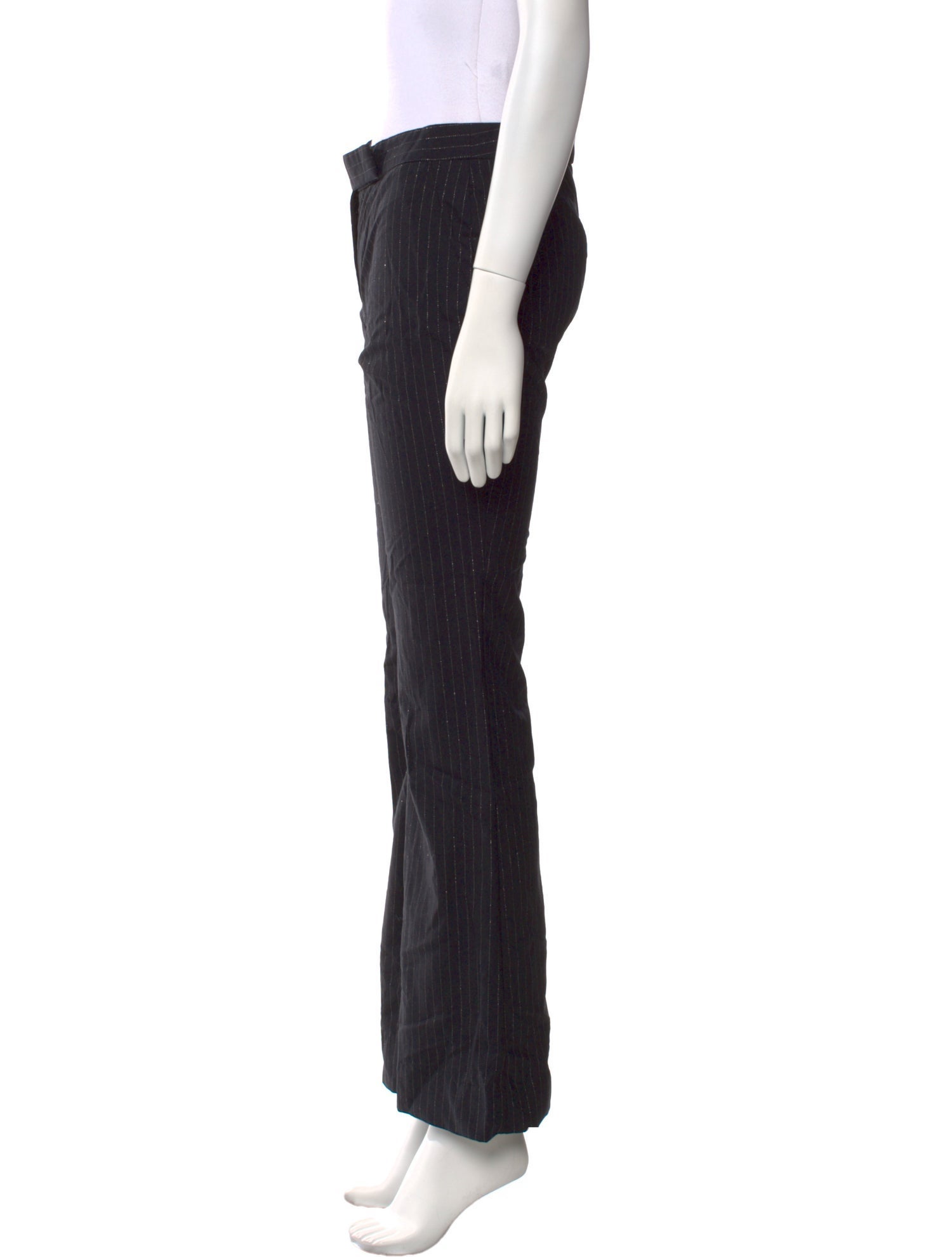 Alexander McQueen Striped Wide Leg Pants