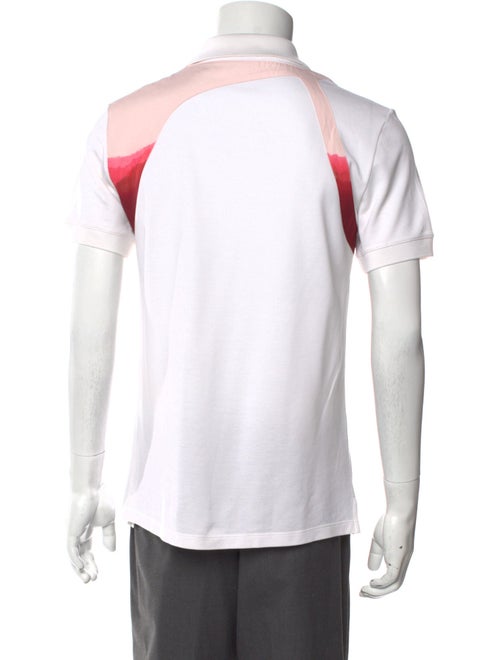 Alexander McQueen 2020 Colorblock Pattern Polo Shirt