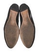 Alexander McQueen Suede Embroidered Accent Flats