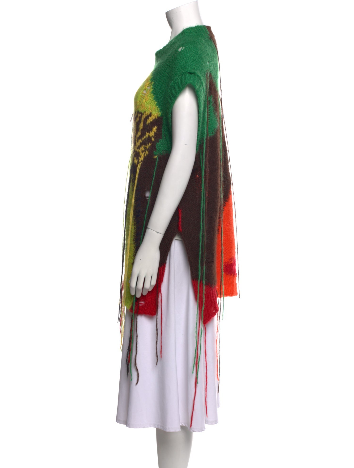 Alexander McQueen Mohair Printed Sweater