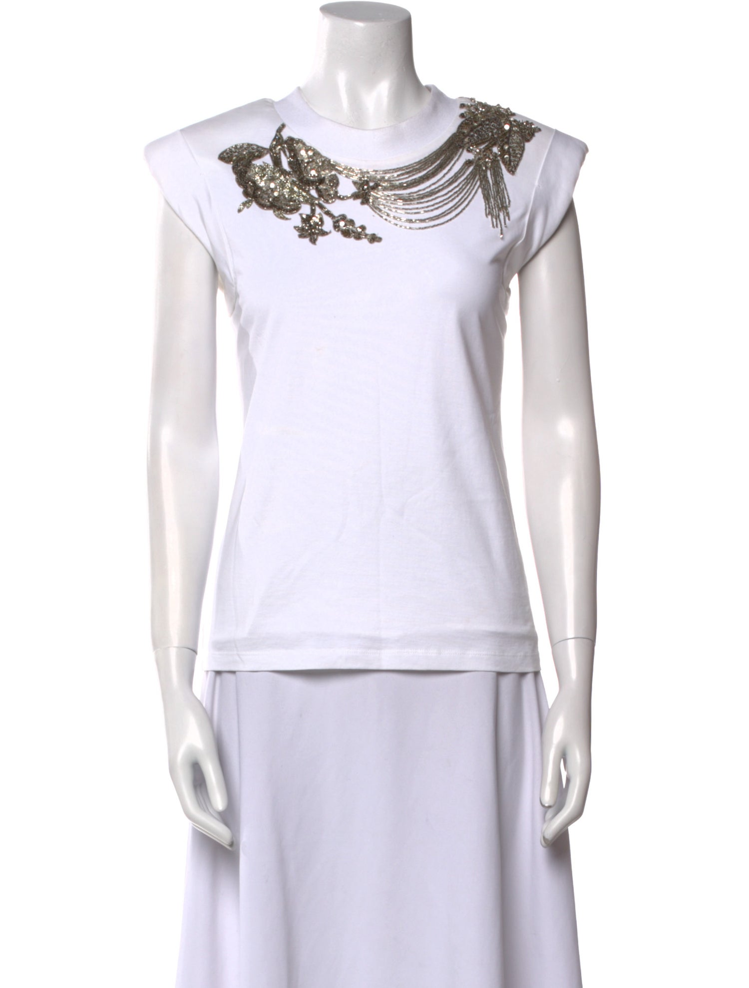 Alexander McQueen 2021 Scoop Neck T-Shirt